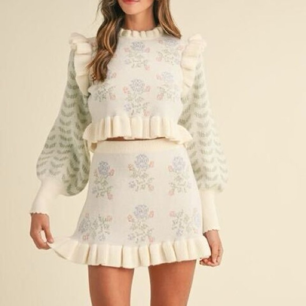 Mable Floral Knit Set - Picture 13 of 14